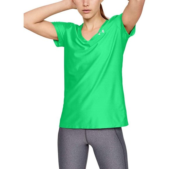 Under Armour UA Tech HeatGear V-Neck T-shirt XS - Picture 3 of 5